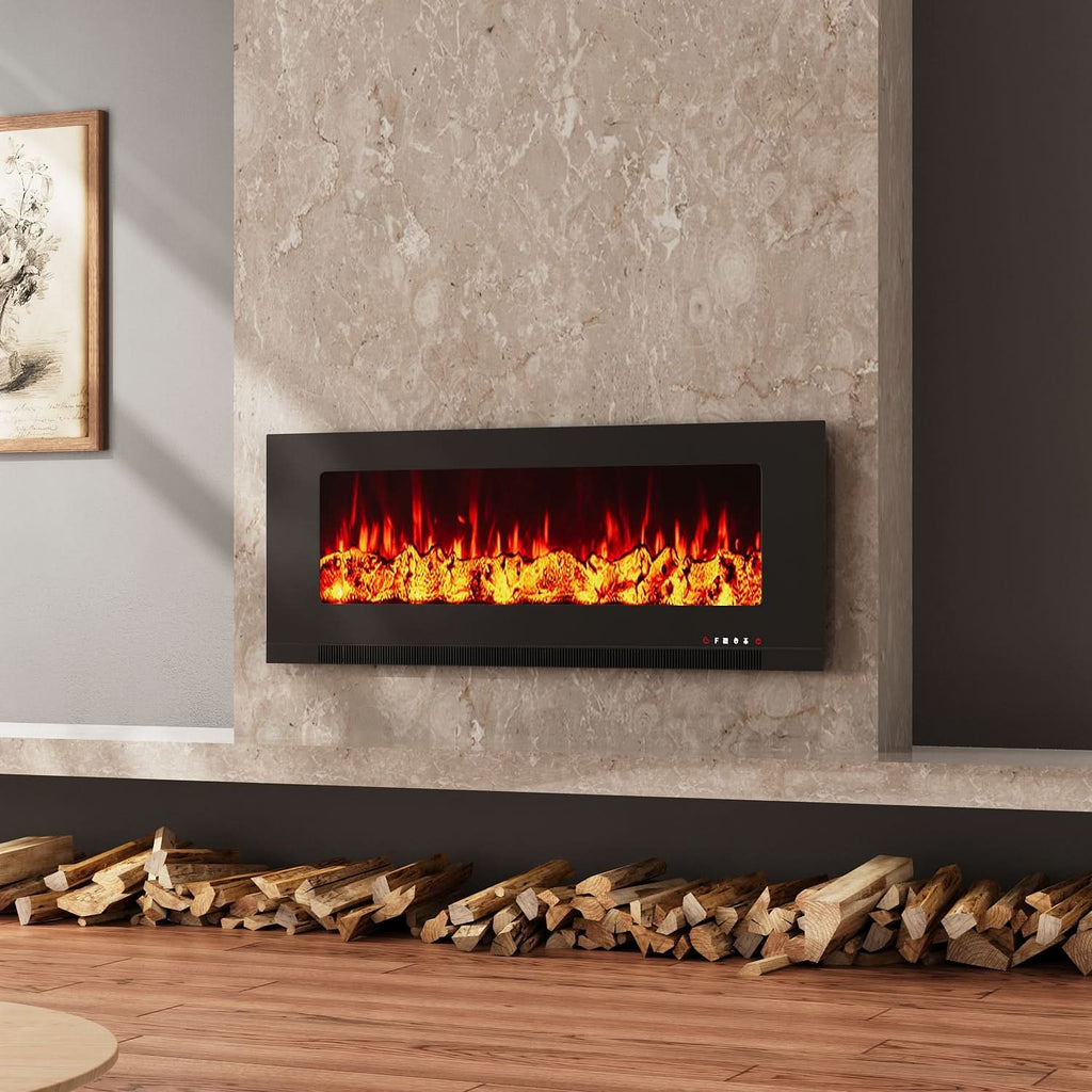 Cheminée électrique 127/152/189 cm, 1800 W, 12 flammes — Kastelle Ravel — vue 4