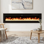 Cheminée électrique 152 cm, 900/1800 W, verre trempé — Kastelle Trianon — vue 3