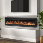 Cheminée électrique 3 faces 178/203 cm, 1800 W, 12 flammes — Kastelle Chambord — vue 6